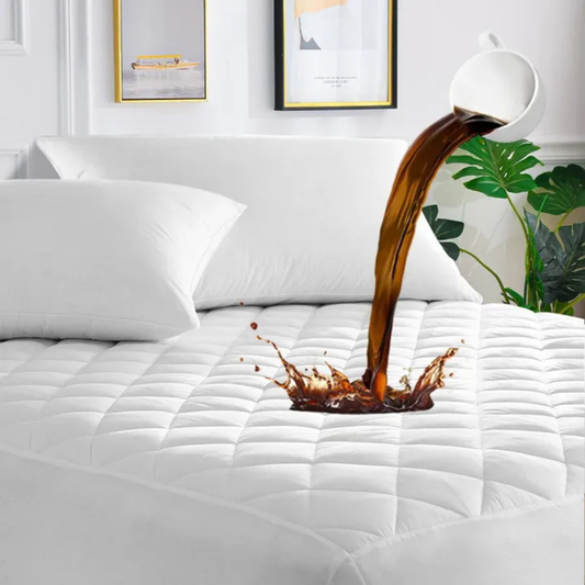 Ultrasonic Waterproof Fitted Mattress Protector – Double Bed (Free Home Delivery)