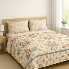 100% Pure Cotton All Season Bed Sheets – D2