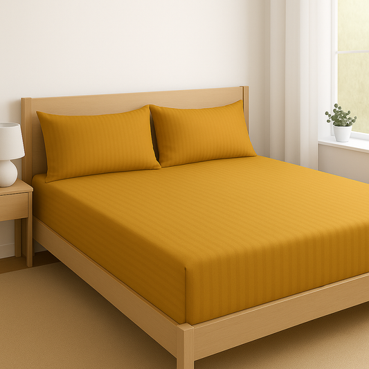 Pearl Leather Imposed Fitted Sheet