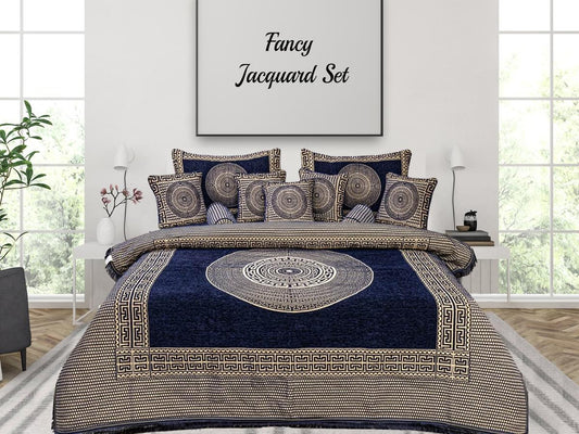 Fancy Jacquard Set Blue