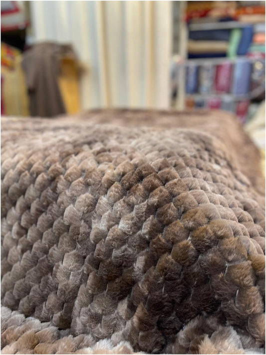 JIN Double Bed King Size Blanket - Brown