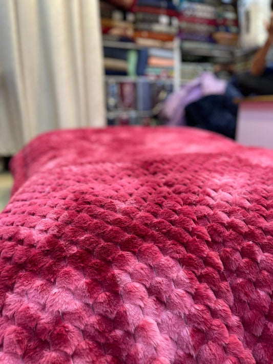 JIN Double Bed King Size Blanket - Rose