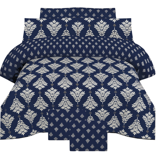 100% Pure Cotton All Season Bed Sheets - D18