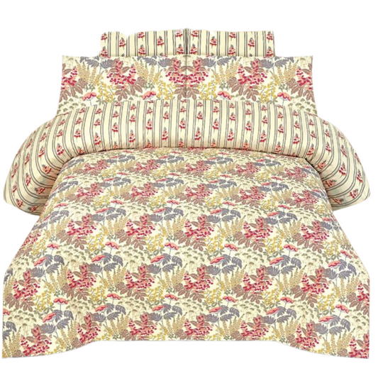 100% Pure Cotton All Season Bed Sheets - D9