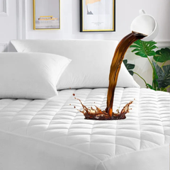 Ultrasonic Waterproof Fitted Mattress Protector – Double Bed (Free Home Delivery)