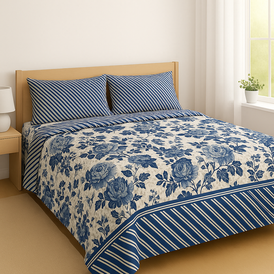 100% Pure Cotton All Season Bed Sheets – D5