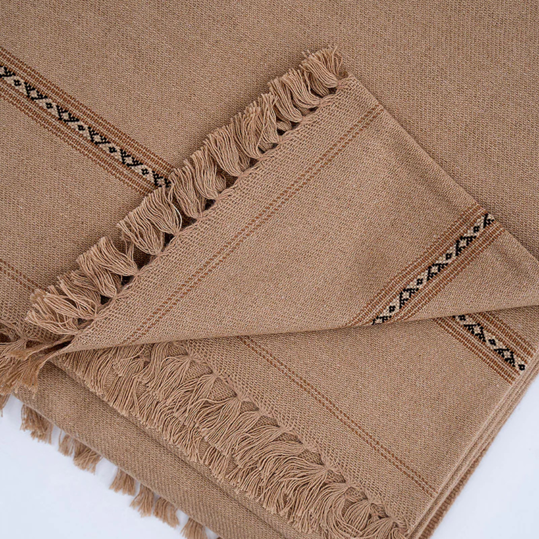 Men Shawl Stallers - 100% Pure Woolen Shawl - Bedding Tribe