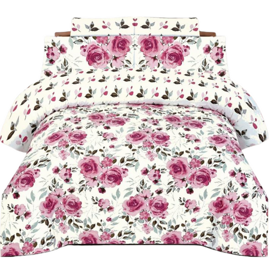 100% Pure Cotton All Season Bed Sheets - D11