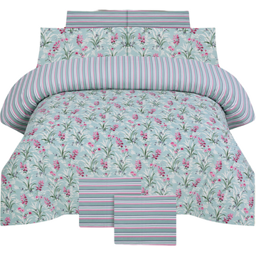 100% Pure Cotton All Season Bed Sheets - D13 - Bedding Tribe