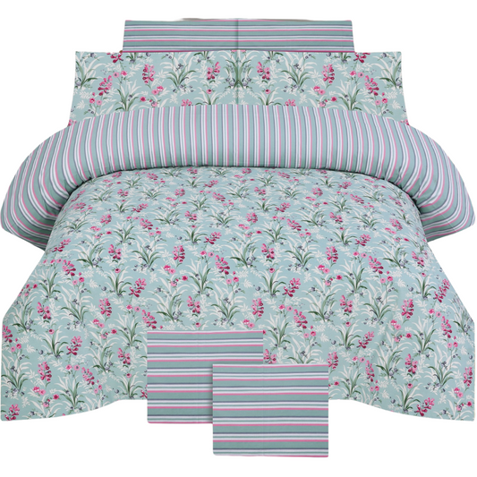 100% Pure Cotton All Season Bed Sheets - D13