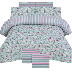 100% Pure Cotton All Season Bed Sheets - D14