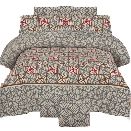 100% Pure Cotton All Season Bed Sheets - D15