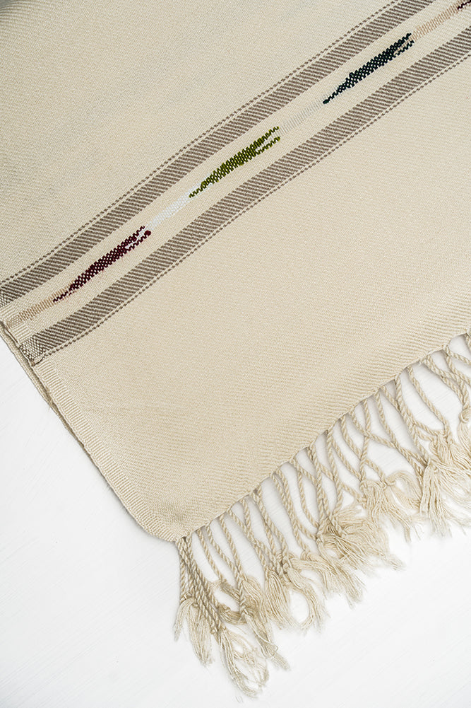 Swati Semi-Wool Shawl - lightweight - Bedding Tribe
