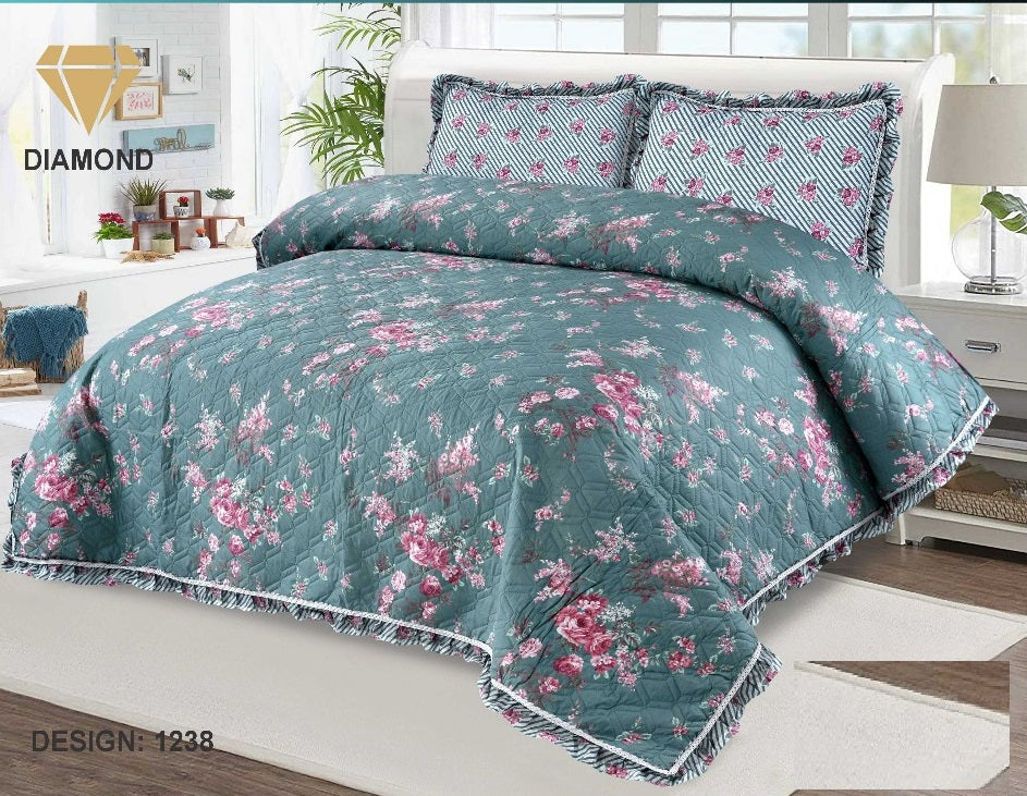 Bed Spread 3 Pcs Set
