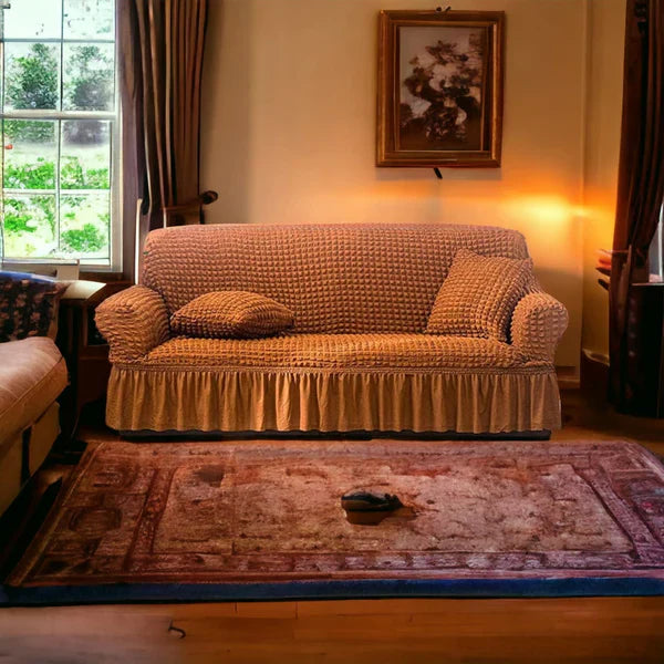 Bubble Sofa Cover- Copper Color - Bedding Tribe