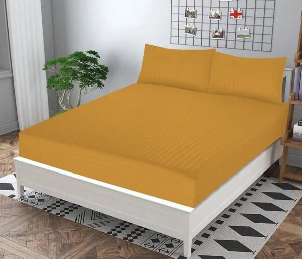 Pearl Leather Imposed Fitted Sheet - Bedding Tribe