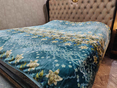 Super Soft Fleece AC Blanket Sea-Green