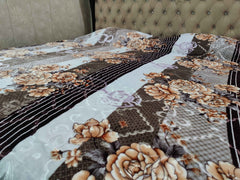 Super Soft Fleece AC Blanket Brown