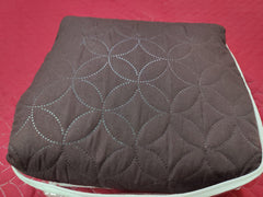 Ultrasonic Waterproof Fitted Mattress Protector – Double Bed (Dark Brown)