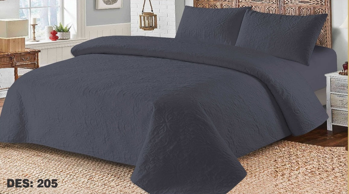 Plain Cotton - Royal Davy's Grey - Bedding Tribe