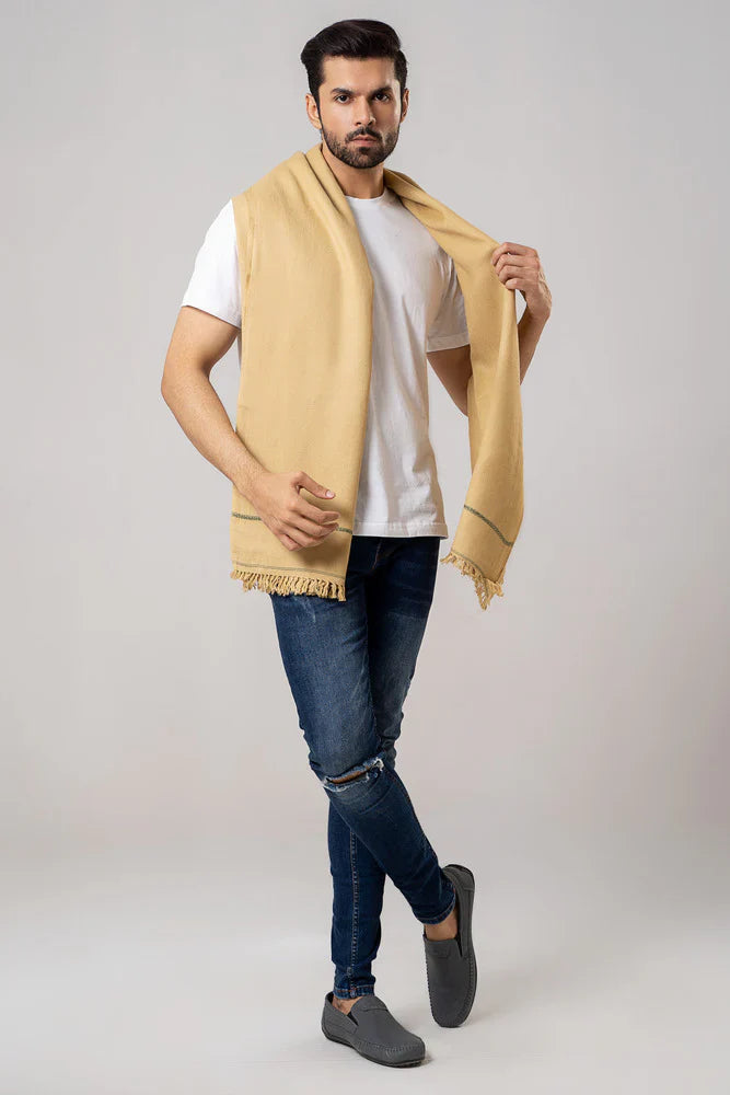Men Shawl Stallers - 100% Pure Woolen Shawl - Bedding Tribe