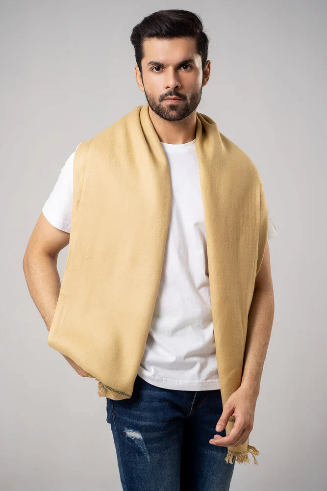 Men Shawl Stallers - 100% Pure Woolen Shawl - Bedding Tribe