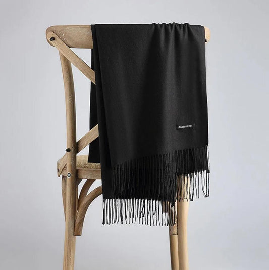 Women Warm Winter Cashmere Pashmina Wool Stroller
