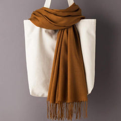 Women Warm Winter Cashmere Pashmina Wool Stroller