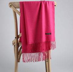 Women Warm Winter Cashmere Pashmina Wool Stroller