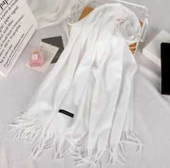 Women Warm Winter Cashmere Pashmina Wool Stroller