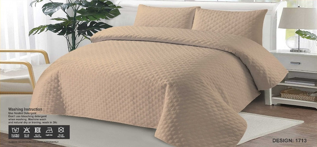 Plain Cotton - Royal Box Design - Bedding Tribe