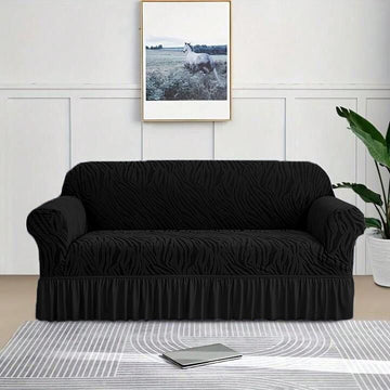 Premium Zebra Print Sofa Cover - Bedding Tribe