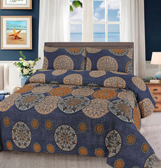 Crystal Cotton (Cotton Satin) – Bedsheet Set (C&amp;C – 1704)