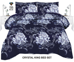 Crystal-King-Bed-Sheet Blue-1265