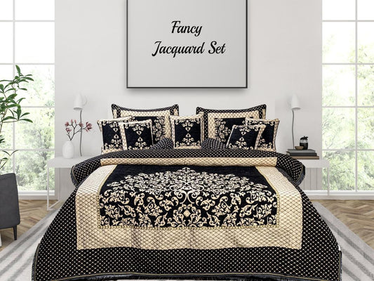 Fancy Jacquard Set Black