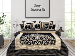 Fancy Jacquard Set Black