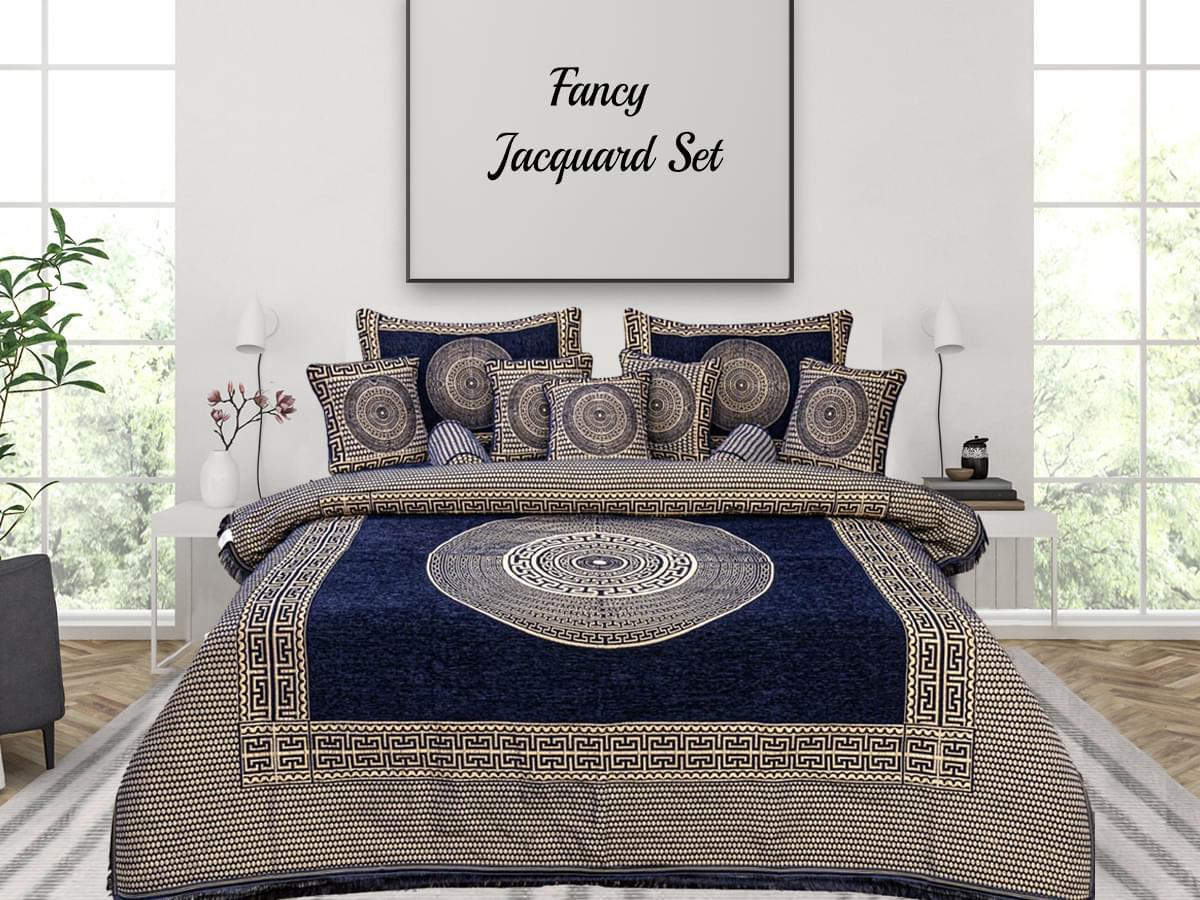 Fancy Jacquard Set Blue
