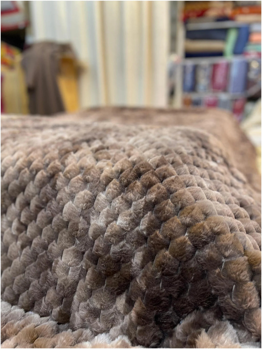 JIN Double Bed King Size Blanket - Brown - Bedding Tribe