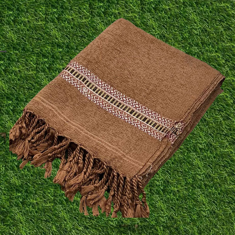 Men Velvet Wool Shawl - Bedding Tribe