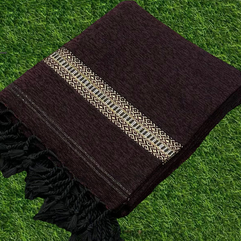 Men Velvet Wool Shawl - Bedding Tribe