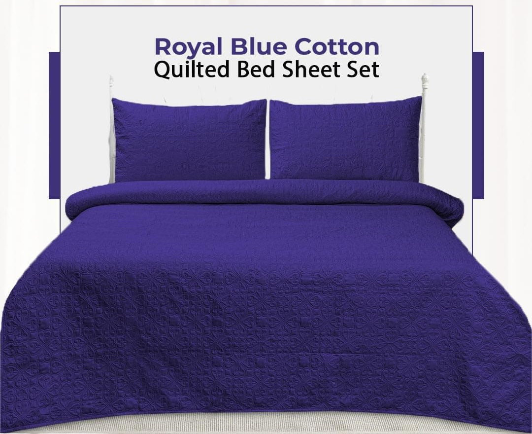 Plain Cotton - Royal Blue - Bedding Tribe