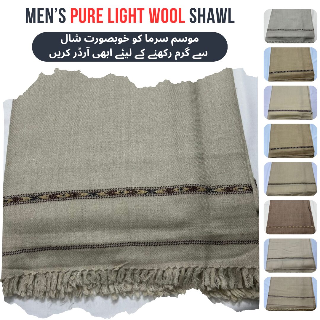 Pure Light Weight Wool Shawl - Bedding Tribe