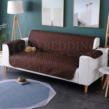 Premium Quilted Cotton Sofa Cover - Bedding Tribe