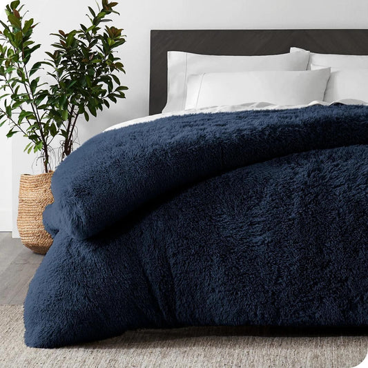 Shaggy Quilt - Blue