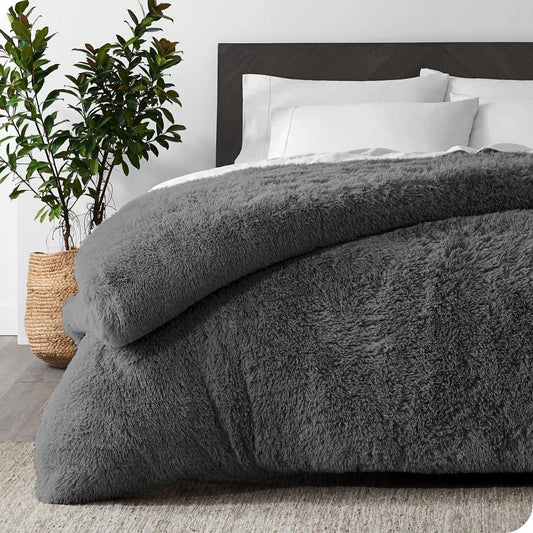 Shaggy Quilt -Gray