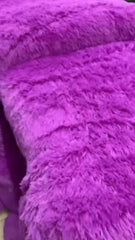 Shaggy Quilt - Pink