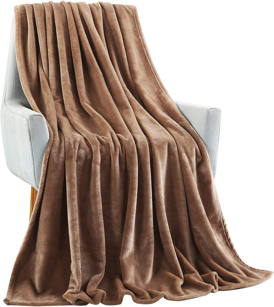 Super Soft Fleece AC Blanket - Cofee