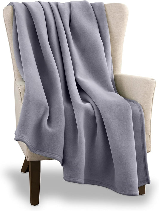 Super Soft Fleece AC Blanket - Grey