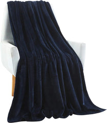 Super Soft Fleece AC Blanket - Navy