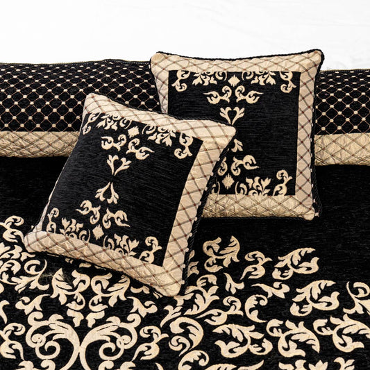Vintage Fancy Jacquard Bed Sheet Set